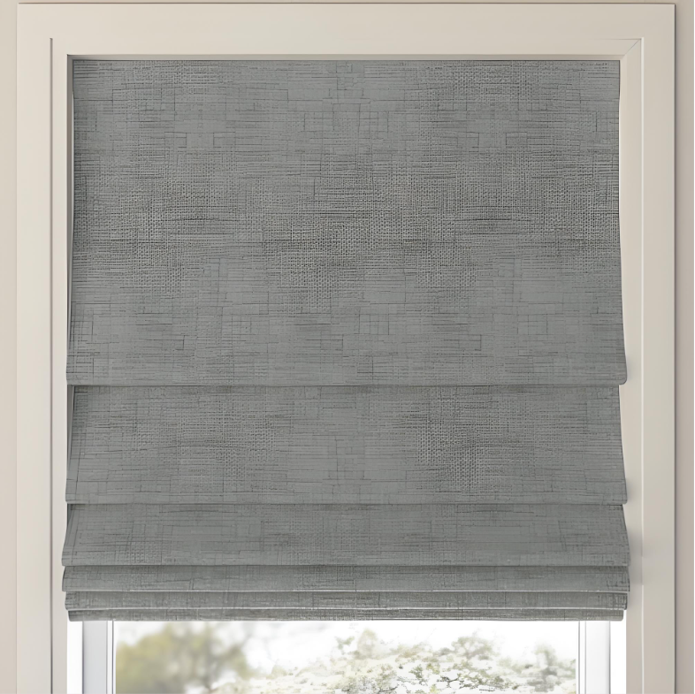 Cordless Roman Curtain